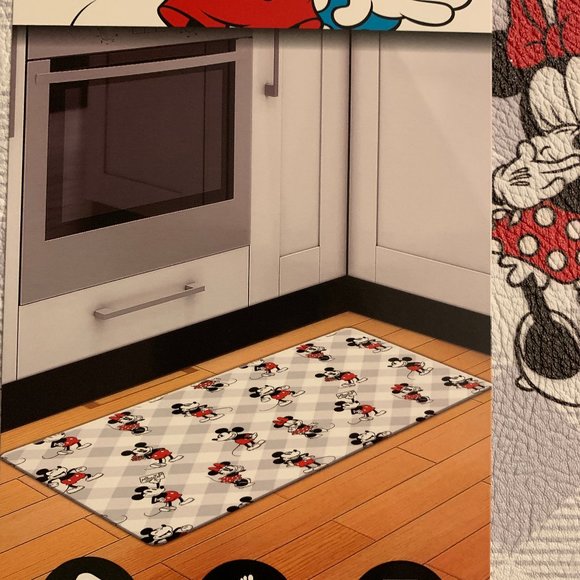 Disney Kitchen Disney Mickey Minnie Mouseanti Fatigue Kitchen Mat